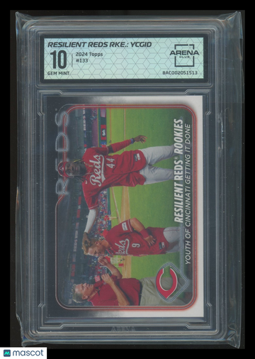 2024 Topps Resilient Reds Rookies #133 Arena Club 10