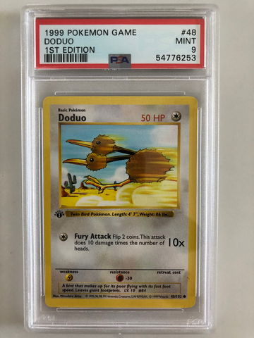 1999 Pokémon Game Doduo 1st edition 