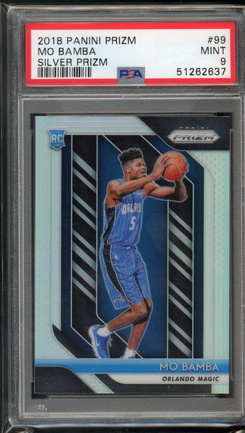 2018 Prizm Silver Mo Bamba PSA 9