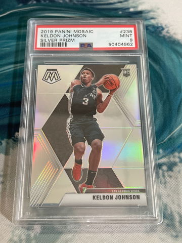2019 Mosaic Silver Keldon Johnson PSA 9