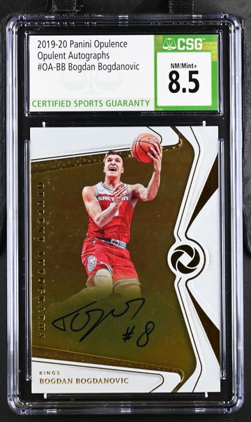 2019-20 Panini Opulence Bogdan Bogdanovic Auto 