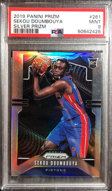 2019 Prizm Sekou Doumbouya #261 Silver PSA 10 GEM MINT