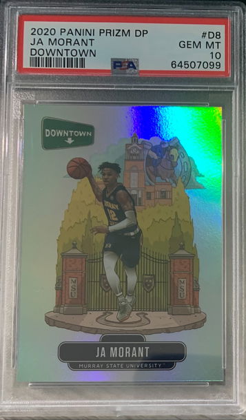 2020 Panini Prizm DP Ja Morant Downtown PSA 10