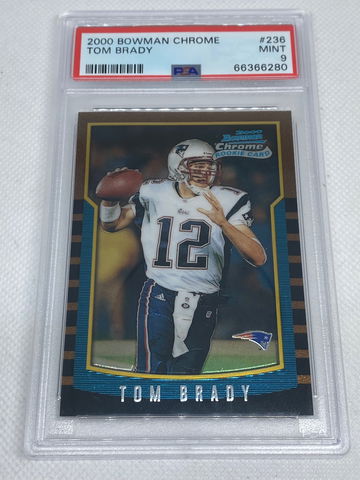 2000 Bowman Chrome Tom Brady ROOKIE #236 PSA 9 MINT