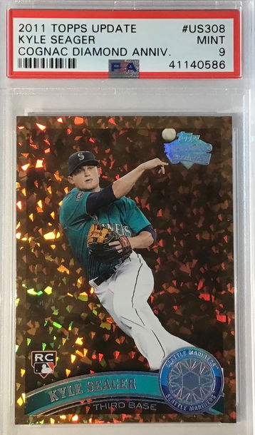 2011 Topps Update Kyle Seager Diamond PSA 9-Mint