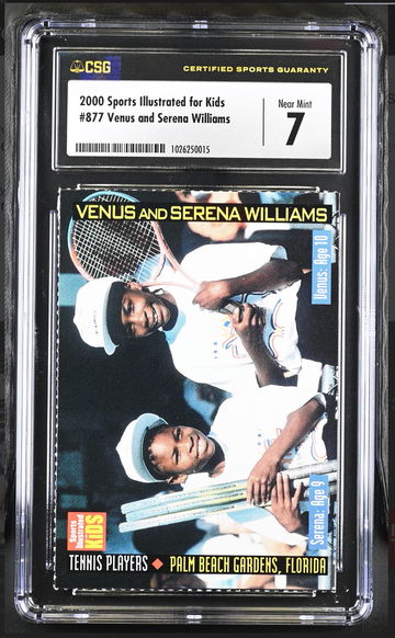 2000 SPORTS ILLUSTRATED FOR KIDS VENUS AND SERENA WILLIAMS CSG 7 NM