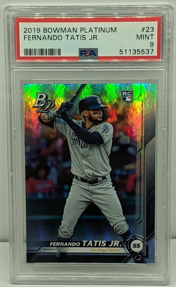 2019 Bowman Platinum Fernando Tatis Jr. PSA 9