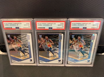Jaren Jackson Jr RC Chronicles #284 PSA 10 LOT 