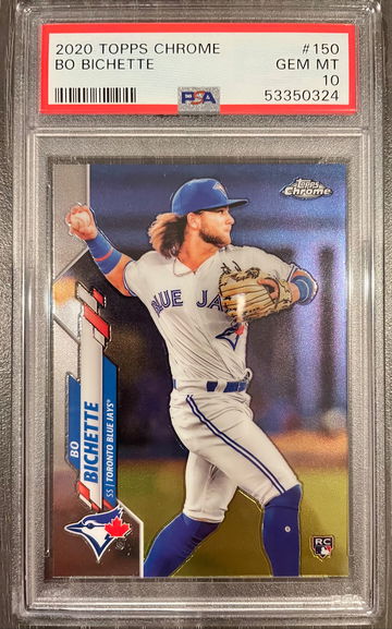 2020 Topps Chromw Bo Bichette RC #150 Toronto Blue Jays Rookie Card