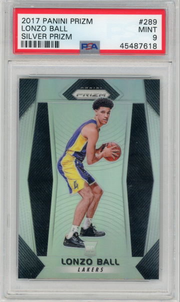 2017 Prizm Silver Lonzo Ball PSA 9 CM