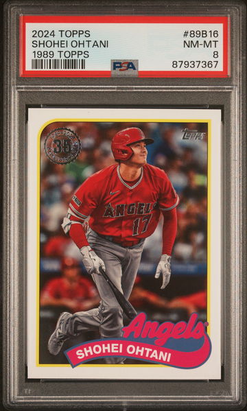2024 Topps '89 Topps Shohei Ohtani #89B16 PSA 8
