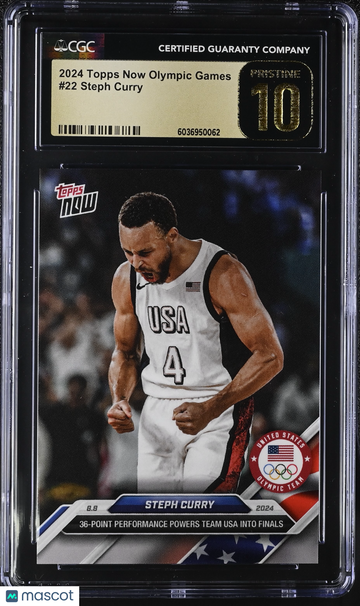 2024 Topps Now Olympic Games #22 CGC 10