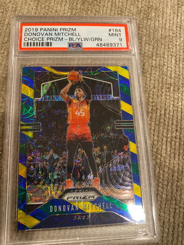 2019 prizm Donovan Mitchell choice psa 9