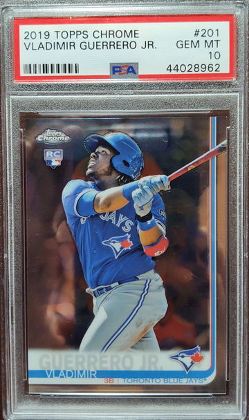 2019 Topps Chrome Vladimir Guerrero Jr. #201 PSA 10