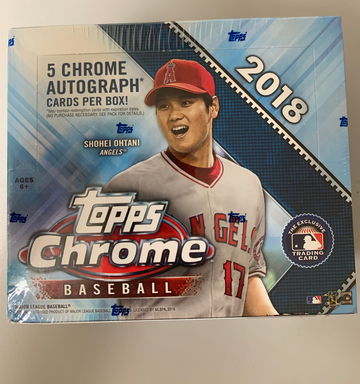 2018 Topps Chrome Jumbo Box Acuna? Ohtani?