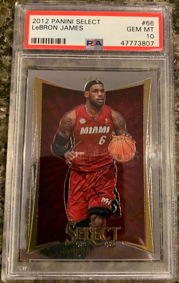 Lebron James 2012 Select #66 PSA 10 Gem Mint