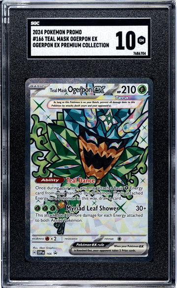 2024 Pokemon Promo # Teal Mask Ogrepon EX Ogerpon EX Premium Collection SGC 10