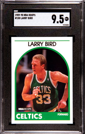 1989-90 Hoops #150 Larry Bird SGC 9.5