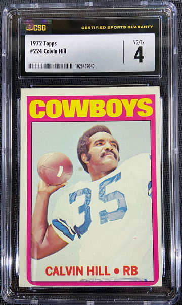 1972 Topps Calvin Hill CSG 4 