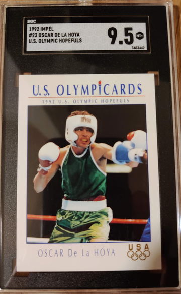 1992 Impel US Olympic Hopefuls Oscar De La Hoya RC