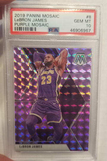 2019 Lebron James Mosaic Purple