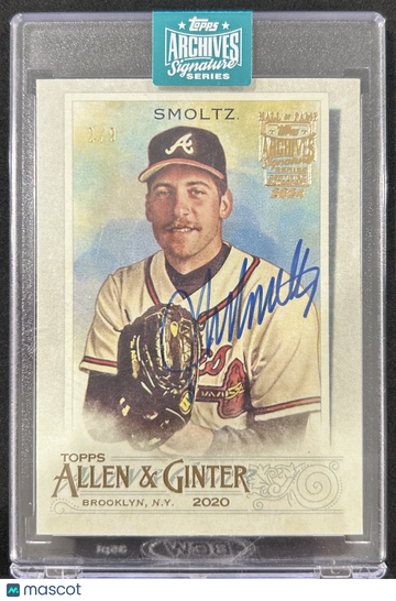 2020 Topps Allen & Ginter Archives Signature Series John Smoltz #66 /8