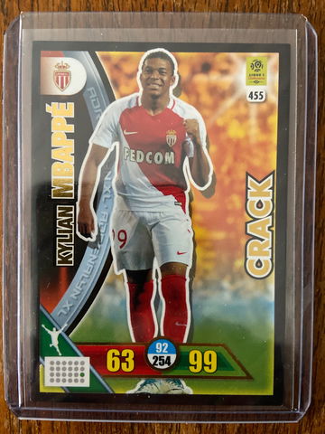 Kylian Mbappe TRUE ROOKIE Gold Crack adrenalyn 2017