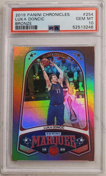 2019-20 Luka Doncic Chronicle Marquee Bronze