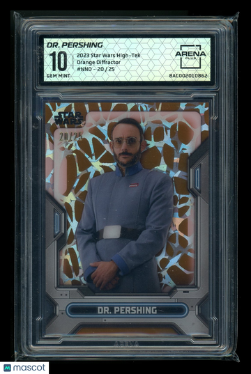 2023 Topps Star Wars High-Tek Orange Diffractor 20/25 #27 Arena Club 10