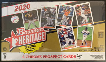 2020 Bowman Heritage Factory Sealed Hobby Box