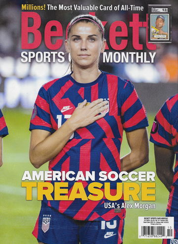Beckett Sports Card Monthly Price Guide Magazine October 2022 Alex Morgan Team USA