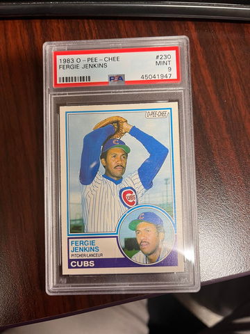1983 O-Pee-Chee Fergie Jenkins PSA 9
