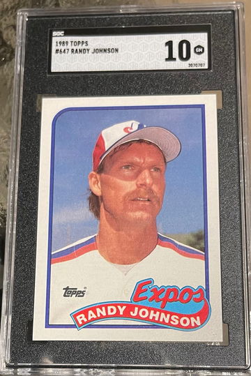 1989 Topps Randy Johnson Grade 10