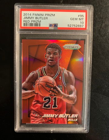 2014 Prizm Red Prizm Jimmy Butler /49 PSA 10 Gem Mint pop 2