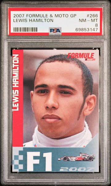 2007 Formule & MotoGP Lewis Hamilton F1 Rookie PSA 8