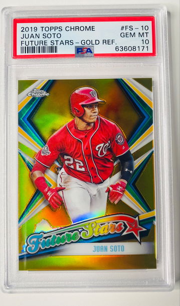 Juan Soto 2019 Topps Chrome GOLD /50 Future Stars