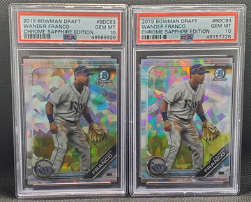 2019 Bowman Wander Franco Sapphire