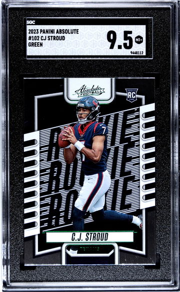 2023 Panini Absolute #102 Cj Stroud Green SGC 9.5
