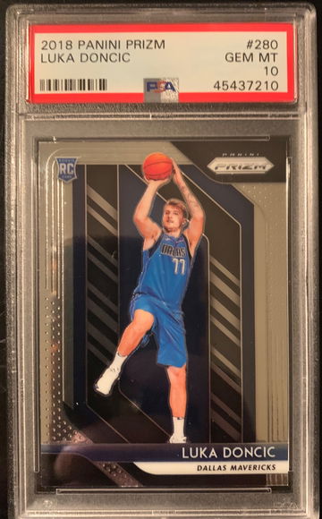 2018 Prizm Luka Doncic PSA 10