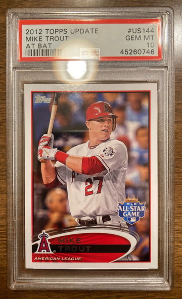 Mike Trout 2012 topps update 