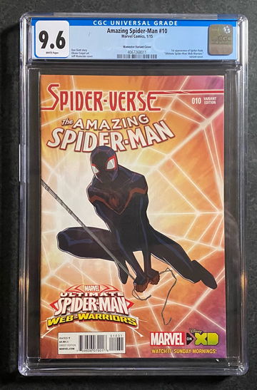 Amazing Spider-man 10 1:10 Miles Morales cover  1st appearance Spider-Punk 