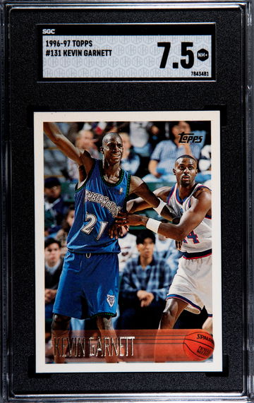 1996-97 Topps #131 Kevin Garnett SGC 7.5