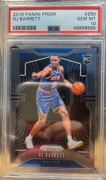 2019 Prizm RJ Barrett PSA 10