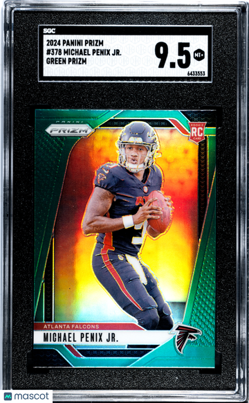 2024 Panini Prizm Michael Penix JR. #378 Green SGC 9.5