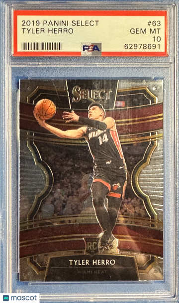 2019 Panini Select Tyler Herro #63 PSA 10