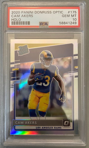 2020 Panini Donruss Optic 175 - Cam Akers Holo PSA 10
