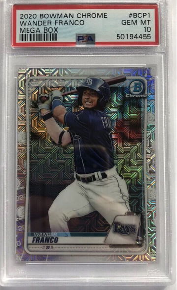 2020 Bowman Chrome Mega Box Wander Franco PSA 10