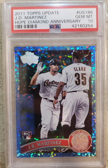 2011 Topps Update Jd Martinez Hope DIAMOND /60 PSA 10 