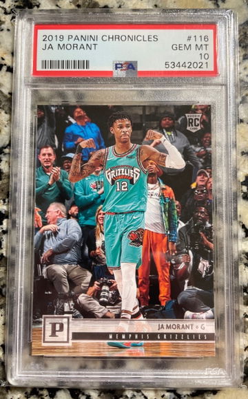 2019  chronicles ja morant #116 psa 10 dolph glock