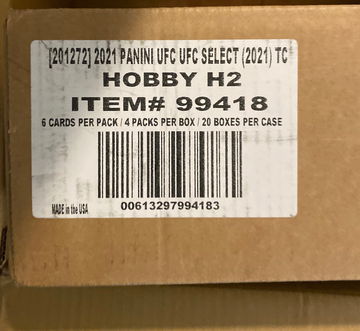 2021 Panini Select H2 UFC Case(20 boxes) Ships from APO🇺🇸 Takes 8-12 business days for delivery